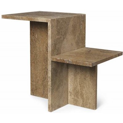 Ferm Living Distinct dark brown travertine – Sleviste.cz