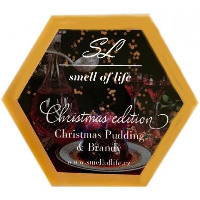 Smell of Life Vonný vosk Christmas Pudding & Brandy 44 g – Zboží Mobilmania