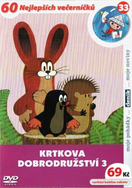 Krtkova dobrodružství 3. DVD