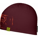 Ortovox 120 Tec Logo Beanie Winetasting vínová – Sleviste.cz