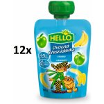 Hello ovocná kapsička s Banány 12 x 100 g – Zboží Dáma