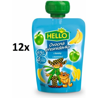 Hello s banány 12 x 100 g – Zbozi.Blesk.cz