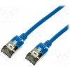 síťový kabel Logilink CQ9016S Patch, U/FTP, 6a, lanko, Cu, elastomer termoplastický TPE