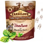 Carnilove Dog Pouch Paté Venison with Strawberry Leaves 300 g – Zboží Mobilmania