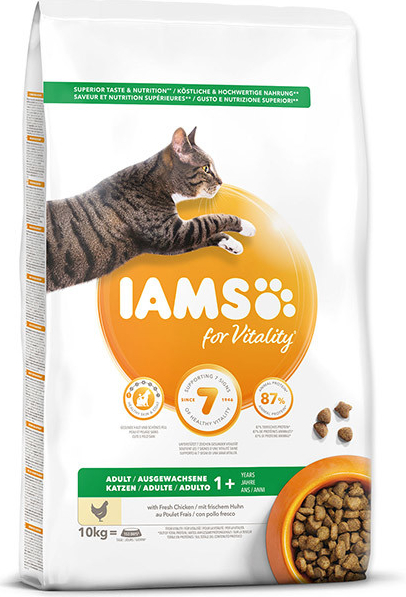 Iams for Vitality Cat Adult Chicken 10 kg