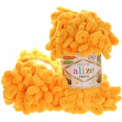 Alize Puffy sytě žlutá 216 – Sleviste.cz
