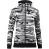 Dámská mikina Malfini Camo Zipper mikina dámská camouflage gray