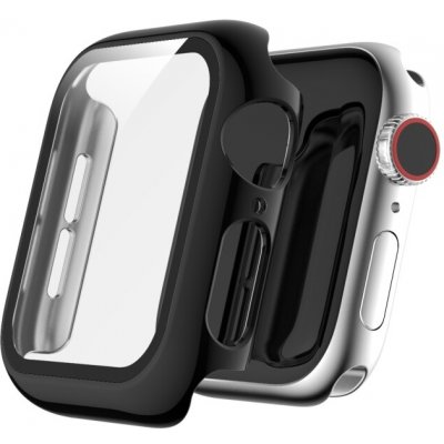 VSECHNONAMOBIL 134751 PC FULL COVER Plastový kryt se sklem pro Apple Watch 6 / SE / 5 / 4 (44mm) černý – Zboží Mobilmania