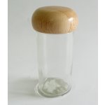 Orion Skleněná kořenka s dřevěným víčkem 1ks – Sleviste.cz