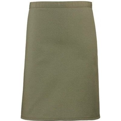Premier Workwear Středně dlouhá keprová zástěra do gastro provozu Olivová 70 x 50 cm PW151 – Hledejceny.cz