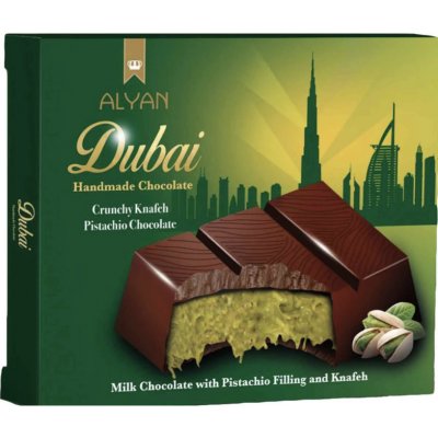 Aylan Dubai ručně vyráběná čokoláda 100 g – Zboží Dáma