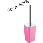 Nimco Eli Stojánkový WC kartáč 8,5 x 35,5 x 8,5 cm, růžová - EL 3094-35 – Hledejceny.cz