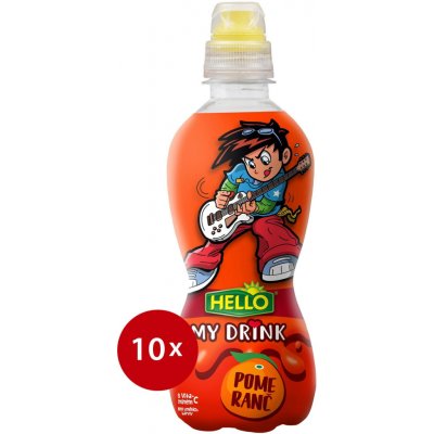 HELLO My Drink Pomeranč 10× 330 ml – Zboží Dáma