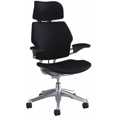 Humanscale Freedom s opěrkou hlavy a gelovým sedákem – Hledejceny.cz