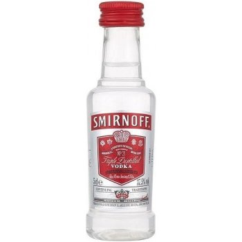 Smirnoff Red 37,5% 0,05 l (holá láhev)