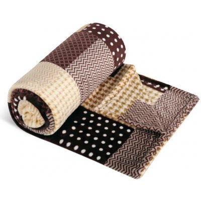 Brotex deka Kemping kostka béžová 150x200 – Sleviste.cz