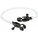 Zenn Nipple Clamps with Chain, kovové svorky na bradavky – Zboží Dáma