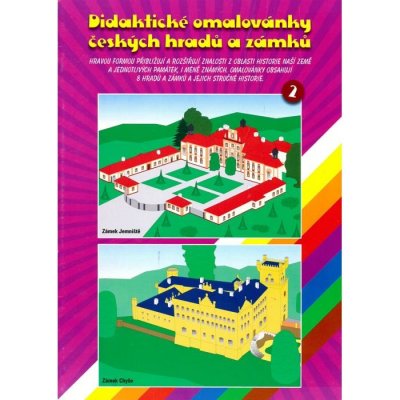 Didaktické omalovánky českých hradů a zámků 2 – Zboží Mobilmania