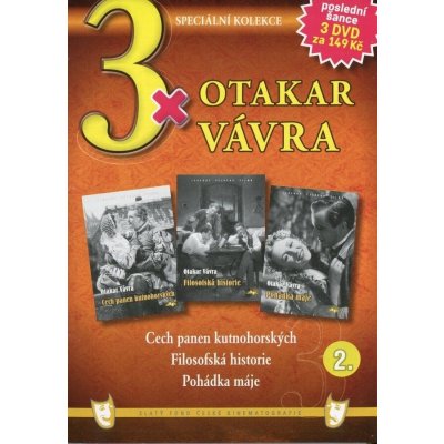 Otakar Vávra 2. DVD – Zboží Mobilmania