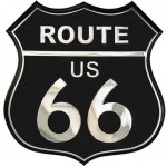 Avisa Hliníkové samolepící 3D logo ROUTE US 66 - – Zbozi.Blesk.cz