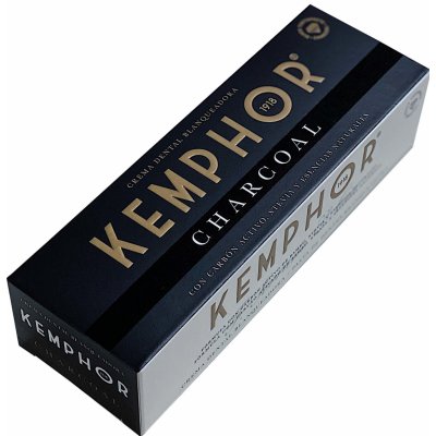 Kemphor Charcoal pasta bělíci 75 ml