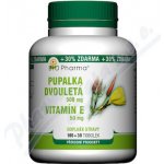 Bio-Pharma Pupalka dvouletá 500 mg Vitamin E 50 mg 100+30 tobolek – Hledejceny.cz