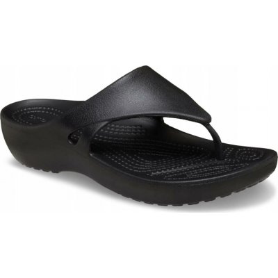 Crocs Kadee Wedge Flip W černá – Zboží Mobilmania