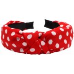 Čelenka s puntíky Barva: tmavě růžová – Hledejceny.cz