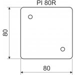 KOPOS PI 80R XX Tepelně izolační podložka 80x80mm – Zboží Dáma