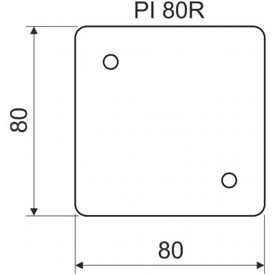 KOPOS PI 80R XX Tepelně izolační podložka 80x80mm – Zboží Dáma