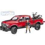 Bruder 2502 Terénní auto RAM + motocykl Scrambler Ducati Desert Sled s figurkou 1:16 – Zboží Mobilmania
