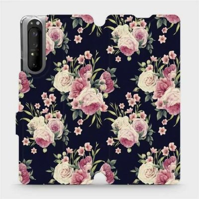 Mobiwear - Sony Xperia 1 II - V068P - Růžičky - lehce poškozený potisk ve spodní části – Sleviste.cz