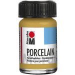 Marabu Barva na porcelán a sklo 15 ml zlatá metalická – Zboží Dáma