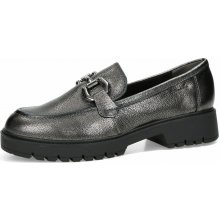 Tamaris dámské kožené polobotky metalické