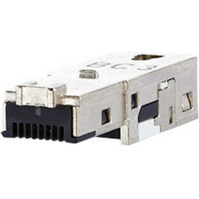 Metz Connect 1401400810-I, RJ45 konektor, zástrčka, rovná, stříbrná, 1 ks – Hledejceny.cz