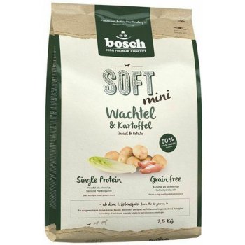 bosch Soft Mini Quail & Potato 2,5 kg