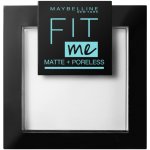 Maybelline Fit Me! Matte+Poreless matující pudr 090 Translucent 9 g – Zboží Mobilmania