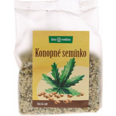 BioNebio Bio konopné semínko loupané 200 g – Zbozi.Blesk.cz