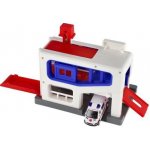 Teddies Parkovací garáž + auto ambulance v krabici 20x20x14cm – Sleviste.cz