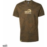 Geoff Anderson Organic Tee Orange Chest Leaf Oranžové logo – Zboží Dáma