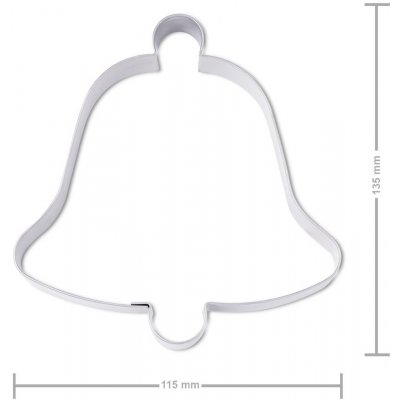 Vykrajovátko zvonek velký 115×135mm - 1 ks – Hledejceny.cz
