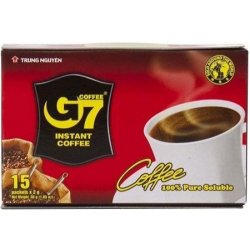 Trung Nguyen G7 Pure Black 2v1 vietnamská Instantní káva 15 x 2 g