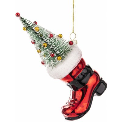Vánoční ozdoba bota 147162 – Zboží Mobilmania