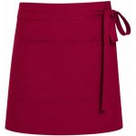 CG Workwear Gastro zástěra Roma s kapsami odolná proti pomačkání třešňová CGW1262 – Hledejceny.cz