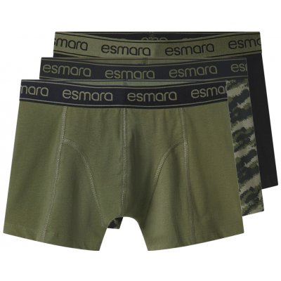 esmara Men 3 kusy černá/zelená – Zboží Dáma