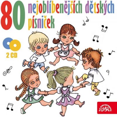 80 nejoblíbenějších dětských písniček CD – Hledejceny.cz