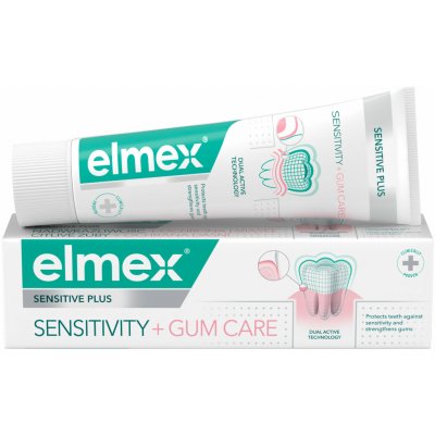 Elmex Sensitive Plus Sensitivity & Gum Care pro citlivé zuby 75 ml – Hledejceny.cz