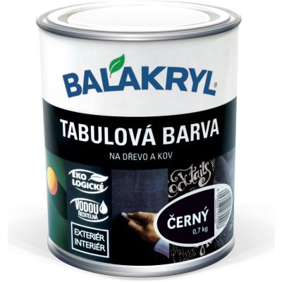 Balakryl tabulová barva 0,7 kg černá