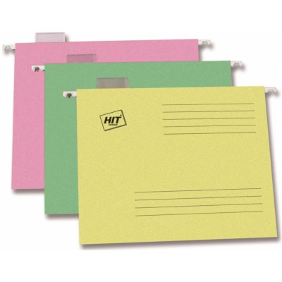 HIT Office Závěsné papírové desky A4, zelené, 25 ks – Zboží Mobilmania