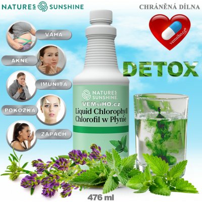Nature's Sunshine Liquid Chlorophyll 476 ml Tekutý chlorofyl – Hledejceny.cz